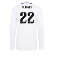 Real Madrid Antonio Rudiger #22 Fotballklær Hjemmedrakt 2022-23 Langermet